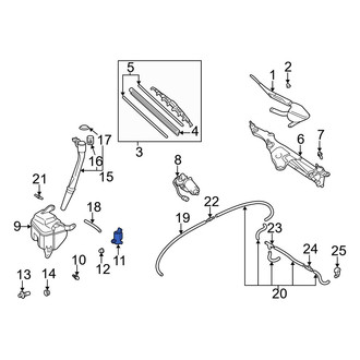 Lexus OE - Windshield Washer Pump