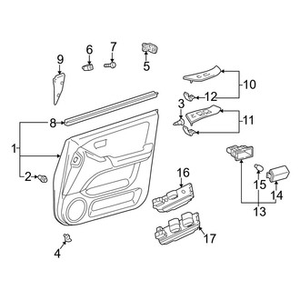 Lexus OE - Front Door - Interior Trim