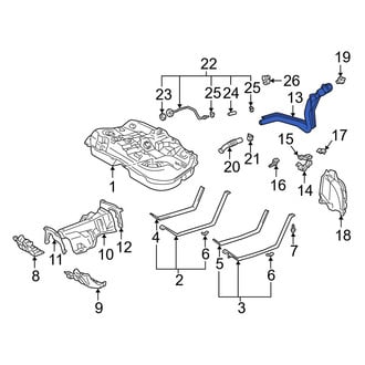 Lexus OE - Fuel Filler Hose