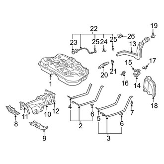 Lexus OE - Fuel System Components (Fuel Tank & Components)