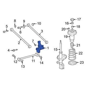Lexus OE - Rear Left Suspension Knuckle