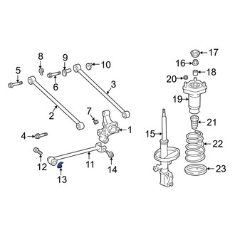 Lexus OE - Front Lateral Arm Nut
