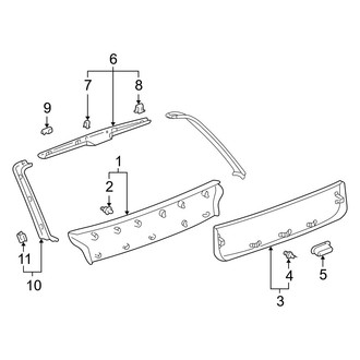 Lexus OE - Lift Gate - Interior Trim