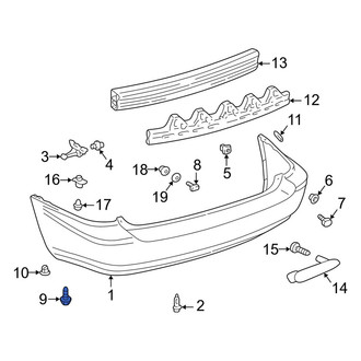 Lexus OE - Mud Flap Screw