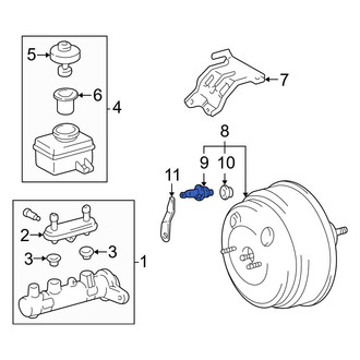 Lexus OE - Power Brake Booster Check Valve