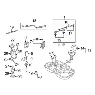 Lexus OE - Fuel Tank Vent Hose Gasket