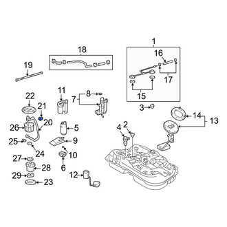 Lexus OE - Fuel Line Retainer