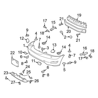 Lexus OE - Front Bumper - Bumper & Components