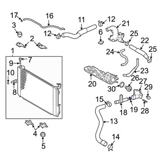 Lexus OE - Engine Coolant Pipe O-Ring