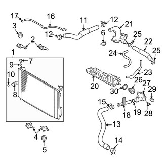 Lexus OE - Cooling - Radiator & Components