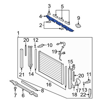 Lexus OE - Upper Radiator Support Panel