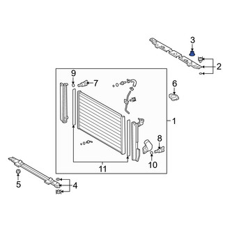 Lexus OE - Upper Radiator Insulator