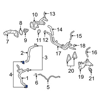 Lexus OE - Upper Radiator Hose Clamp