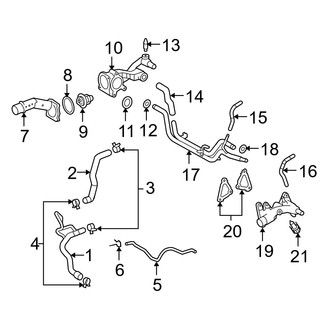 Lexus OE - Cooling - Hoses & Lines