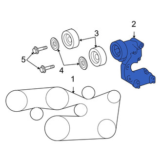 Lexus OE - Accessory Drive Belt Tensioner Assembly