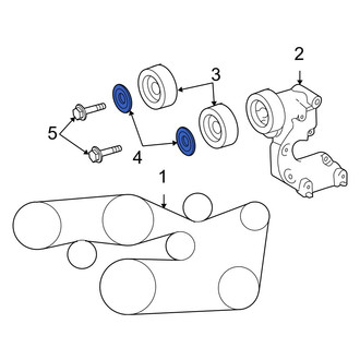 Lexus OE - Accessory Drive Belt Idler Pulley Cap