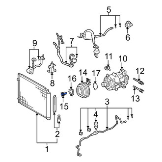 Lexus OE - A/C Compressor Clutch Bolt