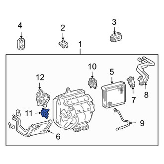 Lexus OE - HVAC Air Inlet Door Actuator