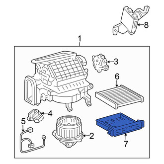 Lexus OE - Cabin Air Filter Cover