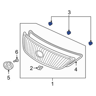 Lexus OE - Grille Nut