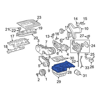 Lexus OE - Upper Engine Oil Pan