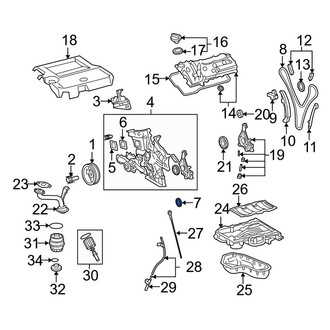 Lexus OE - Rear Engine Crankshaft Seal