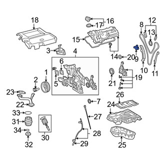 Lexus OE - Engine Timing Chain Tensioner