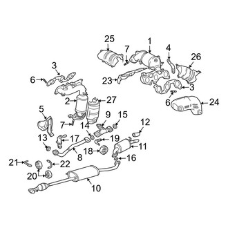 Lexus OE - Exhaust System - Exhaust Components