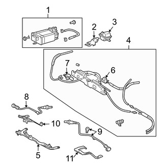 Lexus OE - Emission System - Emission Components