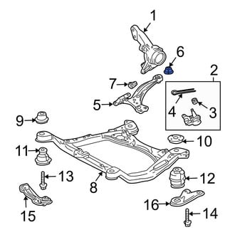 Lexus OE - Suspension Control Arm Nut
