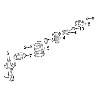 Lexus OE - Front Suspension - Struts & Components (W/O Air Suspension)