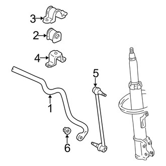 Lexus OE - Front Suspension - Stabilizer Bar & Components