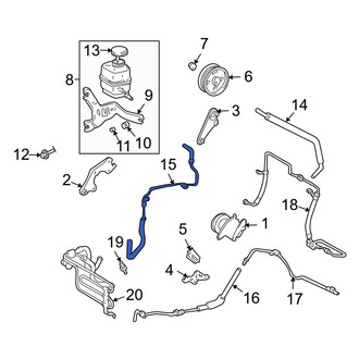Lexus OE - Power Steering Return Hose
