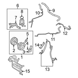Lexus OE - Steering Gear & Linkage - Pump & Hoses