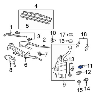 Lexus OE - Windshield Washer Pump
