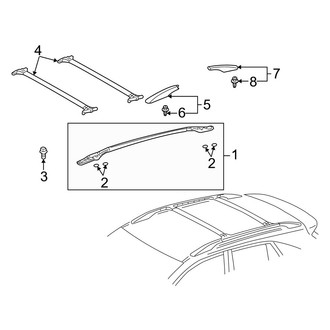 Lexus OE - Roof Rack (W/O Sunroof)