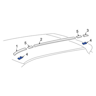 Lexus OE - Roof Drip Molding Clip