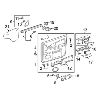 Lexus OE - Front Door - Interior Trim