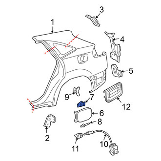 Lexus OE - Fuel Door Spring