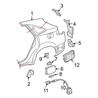 Lexus OE - Quarter Panel & Components