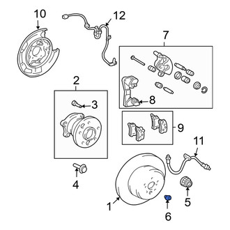 Lexus OE - Disc Brake Rotor Set Screw