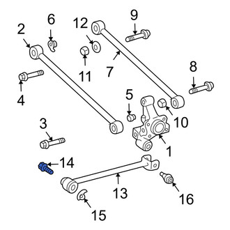 Lexus OE - Suspension Strut Rod Bolt