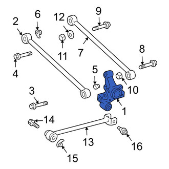 Lexus OE - Rear Left Suspension Knuckle