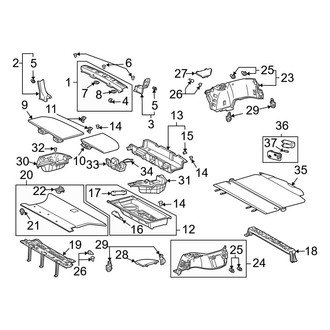 Lexus OE - Rear Body & Floor - Interior Trim