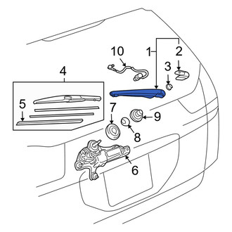 Lexus OE - Rear Wiper Arm