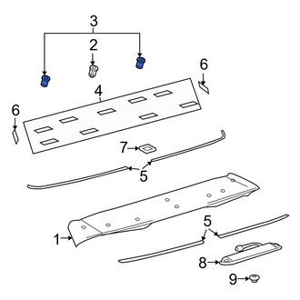 Lexus OE - Spoiler Clip