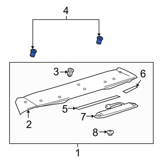Lexus OE - Spoiler Clip
