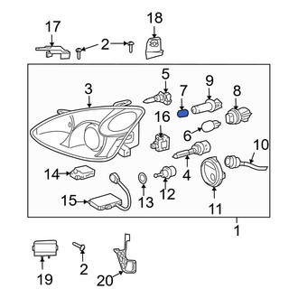 Lexus OE - Front Turn Signal Light Assembly