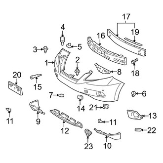 Lexus OE - Front Bumper - Bumper & Components