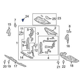 Lexus OE - Engine Cover Clip